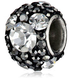 Disney Stainless Steel Mickey Crystal Birthstone Bead Charm