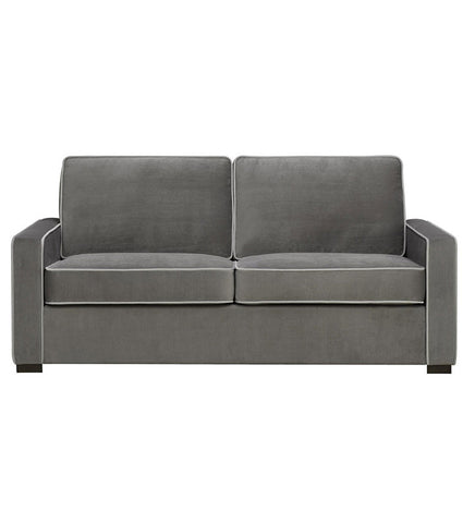 Dorel Living Powell Two-Toned Upholstered Sofa, Grey/White
